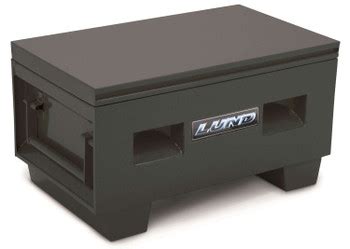 lund steel job site storage box chest|Lund 708048 Steel Job Site Storage Box/Chest .